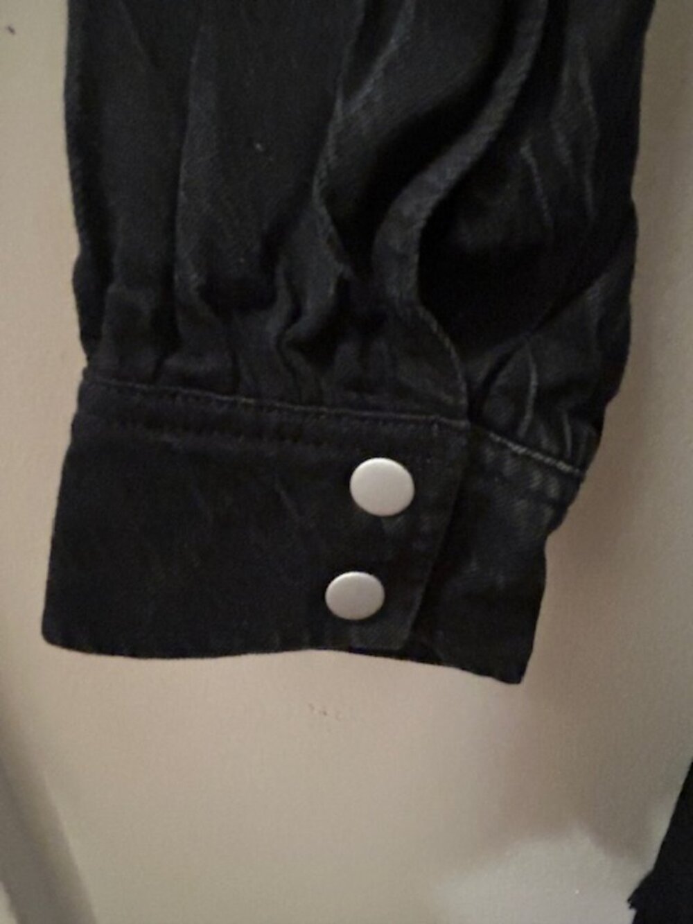 We the Free Free People Chain of Command Black Denim Fray Fitted Mini Dress NEW - Picture 10 of 16